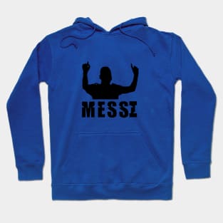 Messi (in black silhouette) Hoodie